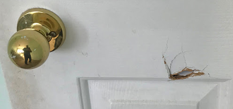 interior door hole repair Valinda